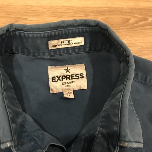 Express TX8 Western Style Fitted Shirt - Picture 3 of 5